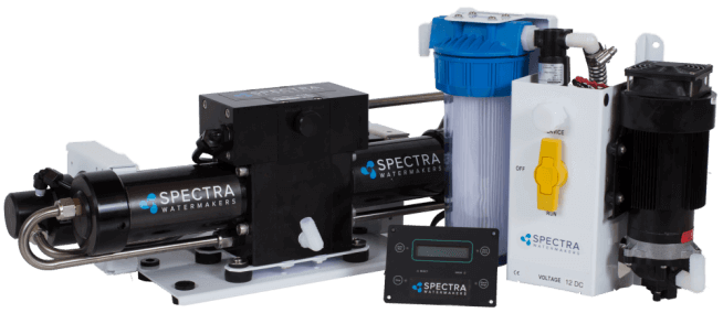 Spectra Watermakers - Katadyn Group Ventura 150/200T MPC- The Ventura 150/200T MPC is an automatic system that has the digital MPC 5000 control panel.  6 or 8 gallons per hour.