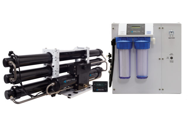 Spectra Watermakers - Katadyn Group Newport 1000 MKIIZ-41 gallons per hour. High volume, low maintenance, completely automated.