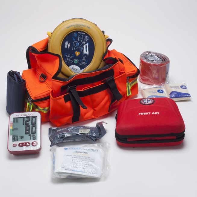 Core Medical Systems LLC Core Medical Cruiser provides maximum care in a small footprint bag